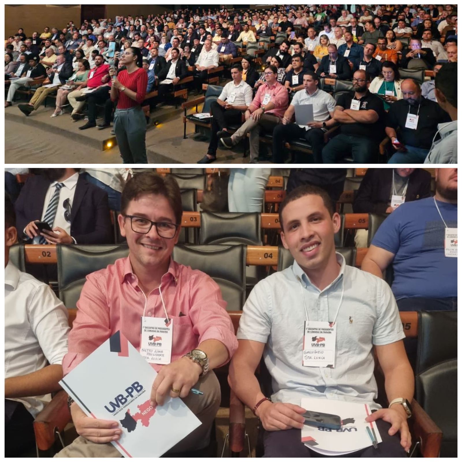 Presidente da CMSL, Netto Lima e vereador Galvincio participam de Congresso de Vereadores e Encontro de Presidentes de Câmaras Municipais