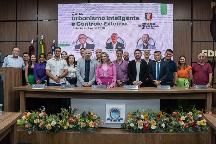 Presidente Netto Lima e vereador Ricardo Morais representam o Poder Legislativo de Santa Luzia em capacitação do TCE-PB