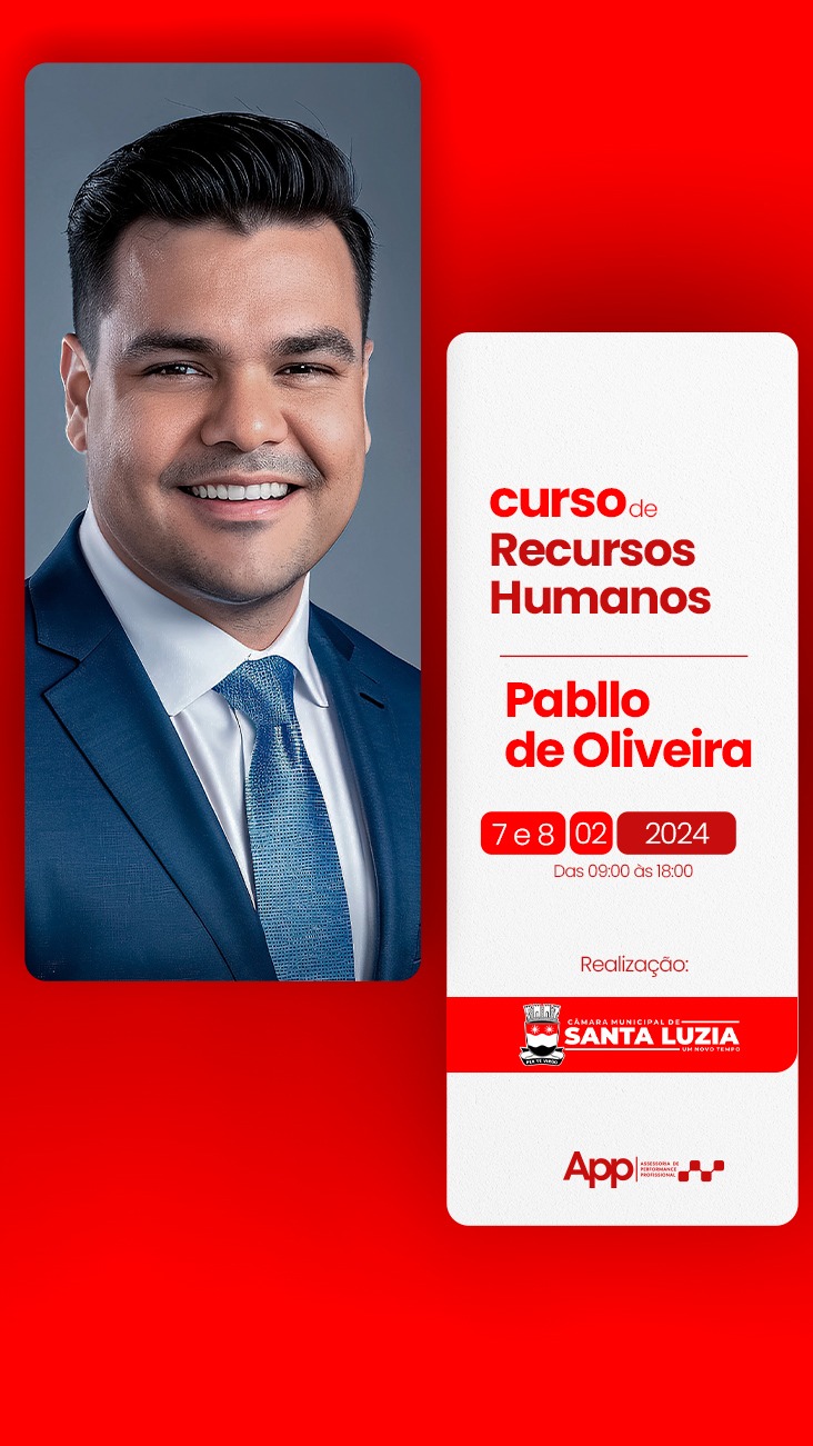 Câmara de Santa Luzia realiza curso de formação para servidores
