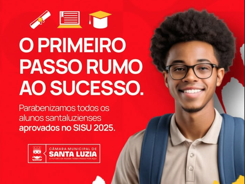 Parabéns aos alunos Santaluzienses aprovados no SISU 2025