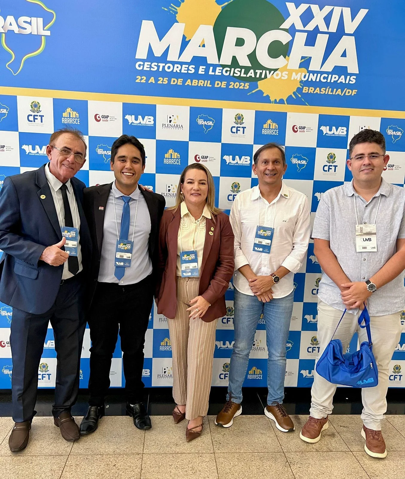 Vereadores representam o parlamento santaluziense na XXIV Marcha dos Gestores e Legislativos Municipais em Brasília